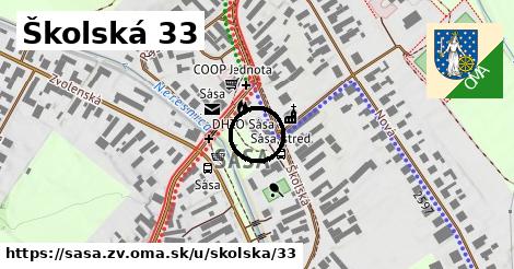 Školská 33, Sása, okres ZV