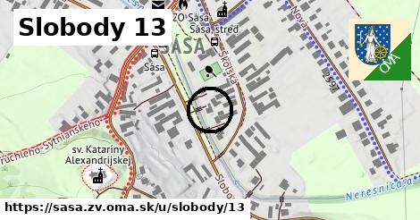 Slobody 13, Sása, okres ZV