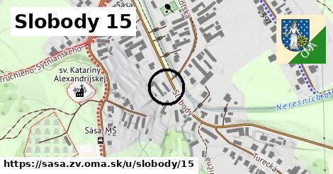 Slobody 15, Sása, okres ZV