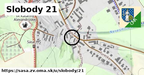 Slobody 21, Sása, okres ZV