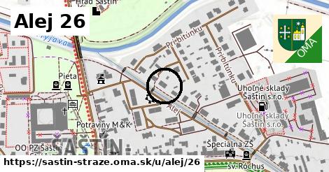 Alej 26, Šaštín-Stráže