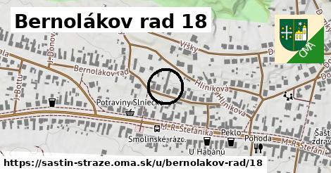 Bernolákov rad 18, Šaštín-Stráže