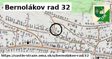 Bernolákov rad 32, Šaštín-Stráže