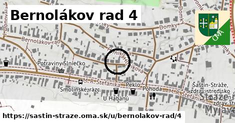 Bernolákov rad 4, Šaštín-Stráže