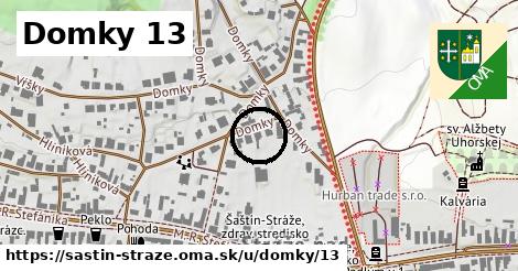 Domky 13, Šaštín-Stráže