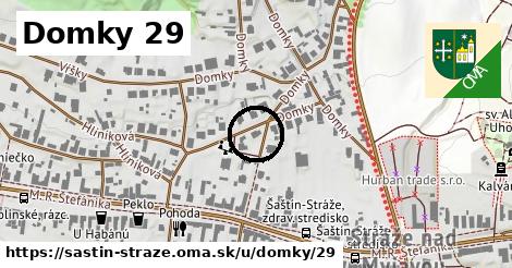 Domky 29, Šaštín-Stráže