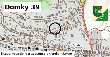 Domky 39, Šaštín-Stráže