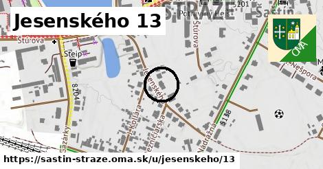 Jesenského 13, Šaštín-Stráže