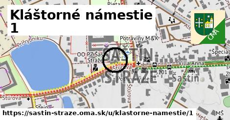 Kláštorné námestie 1, Šaštín-Stráže