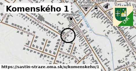 Komenského 1, Šaštín-Stráže