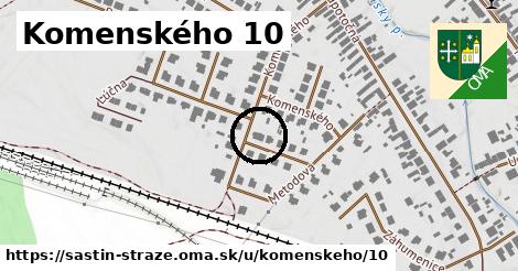 Komenského 10, Šaštín-Stráže