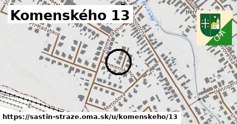 Komenského 13, Šaštín-Stráže