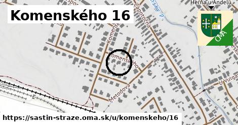 Komenského 16, Šaštín-Stráže