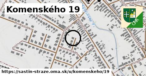 Komenského 19, Šaštín-Stráže