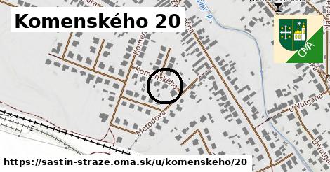 Komenského 20, Šaštín-Stráže