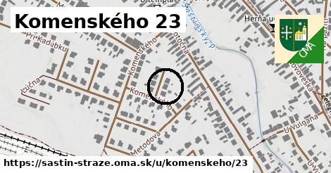 Komenského 23, Šaštín-Stráže