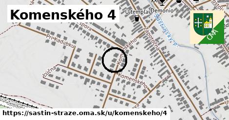 Komenského 4, Šaštín-Stráže