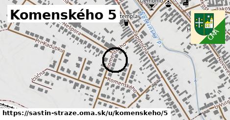 Komenského 5, Šaštín-Stráže