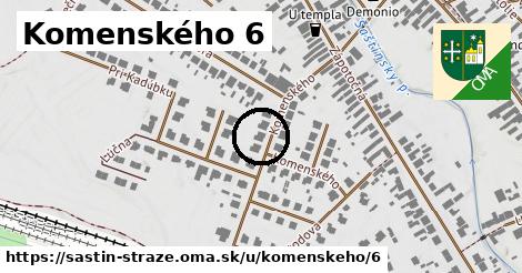 Komenského 6, Šaštín-Stráže