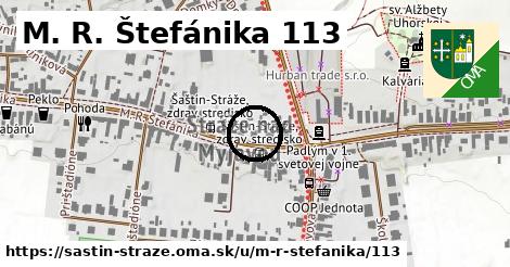 M. R. Štefánika 113, Šaštín-Stráže