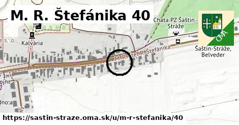 M. R. Štefánika 40, Šaštín-Stráže