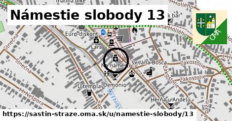 Námestie slobody 13, Šaštín-Stráže