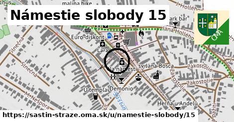 Námestie slobody 15, Šaštín-Stráže