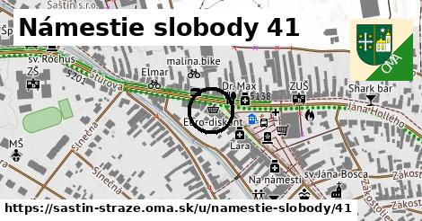 Námestie slobody 41, Šaštín-Stráže