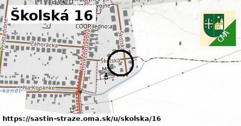 Školská 16, Šaštín-Stráže