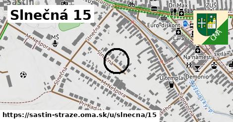 Slnečná 15, Šaštín-Stráže