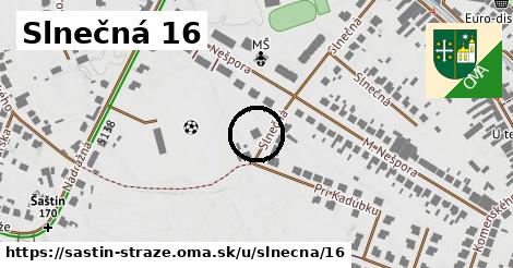 Slnečná 16, Šaštín-Stráže