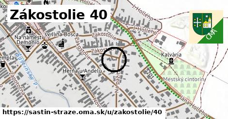 Zákostolie 40, Šaštín-Stráže