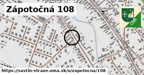 Zápotočná 108, Šaštín-Stráže