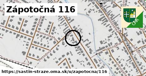 Zápotočná 116, Šaštín-Stráže