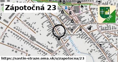 Zápotočná 23, Šaštín-Stráže