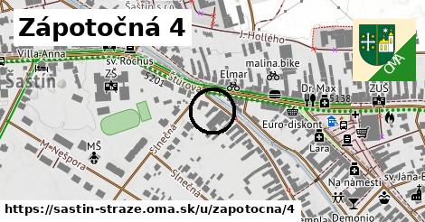 Zápotočná 4, Šaštín-Stráže