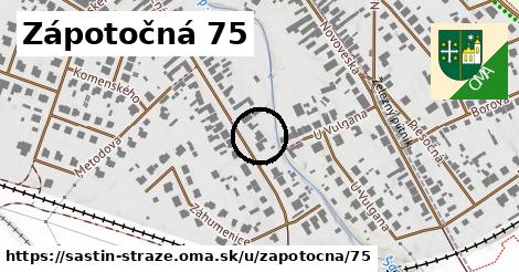 Zápotočná 75, Šaštín-Stráže