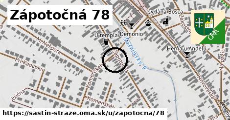 Zápotočná 78, Šaštín-Stráže