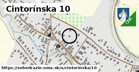 Cintorínska 10, Sebedražie