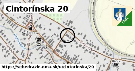 Cintorínska 20, Sebedražie