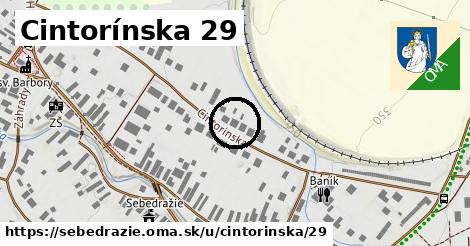 Cintorínska 29, Sebedražie