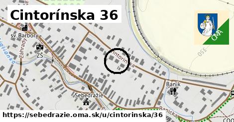 Cintorínska 36, Sebedražie