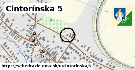 Cintorínska 5, Sebedražie