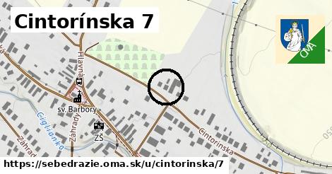 Cintorínska 7, Sebedražie