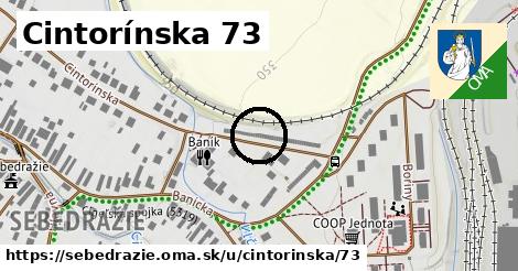 Cintorínska 73, Sebedražie