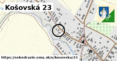 Košovská 23, Sebedražie