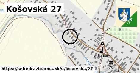 Košovská 27, Sebedražie