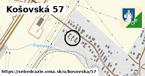 Košovská 57, Sebedražie