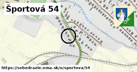 Športová 54, Sebedražie