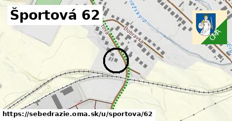 Športová 62, Sebedražie